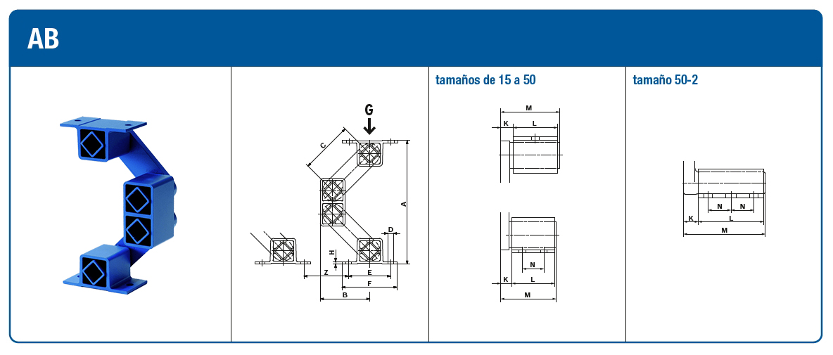 dibujo técnico Suspensión AB