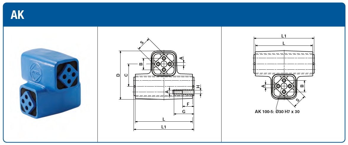 dibujo técnico Oscilante AK