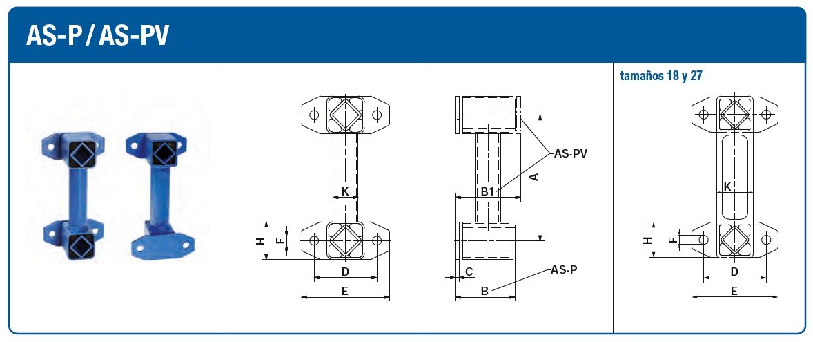 dibujo técnico Oscilante AS-P