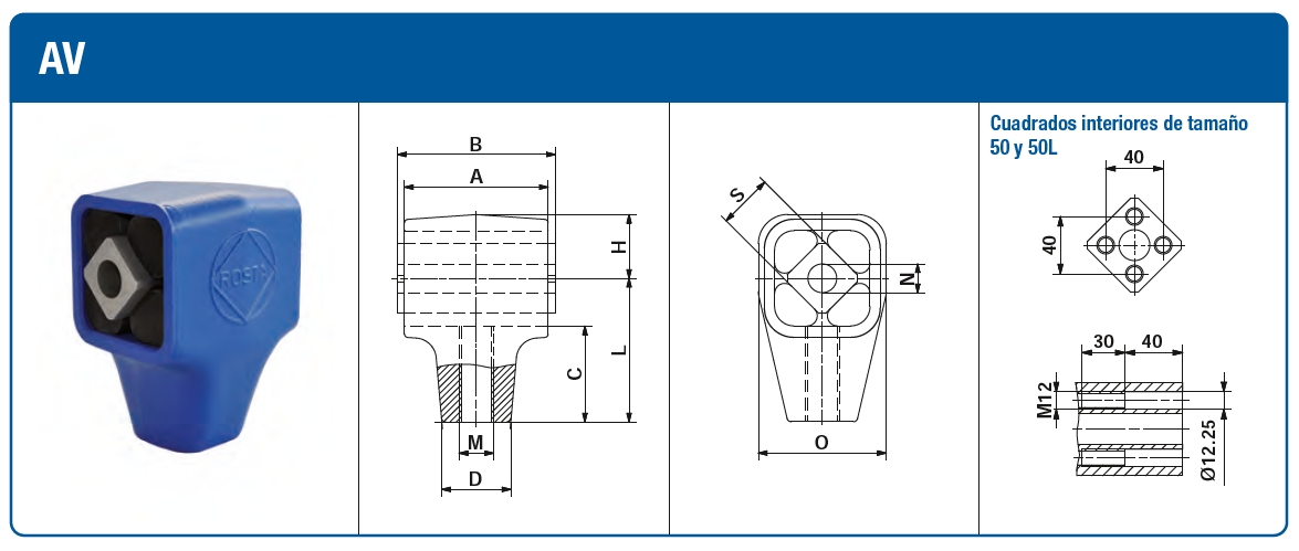 dibujo técnico Oscilante AV