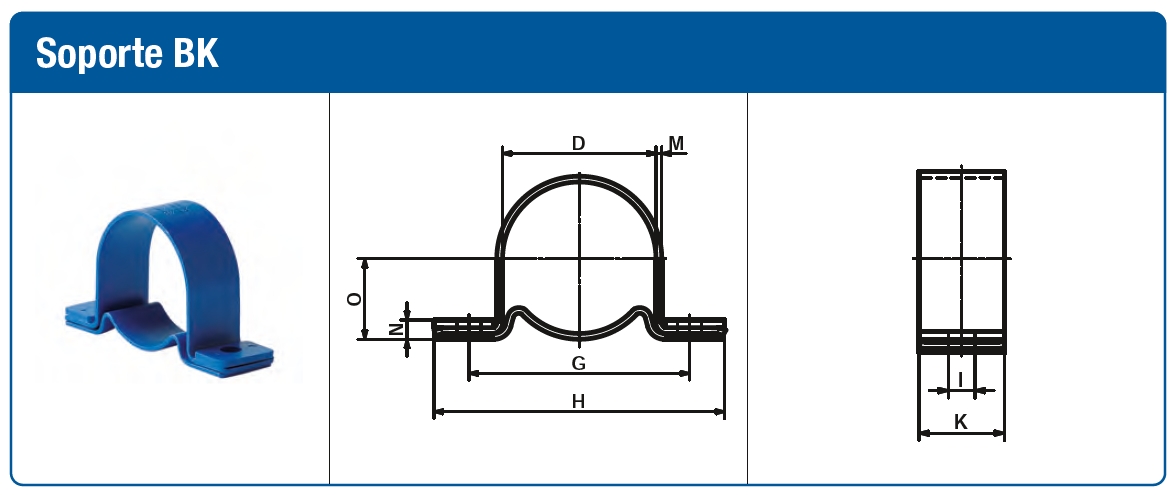 dibujo técnico Brida BK