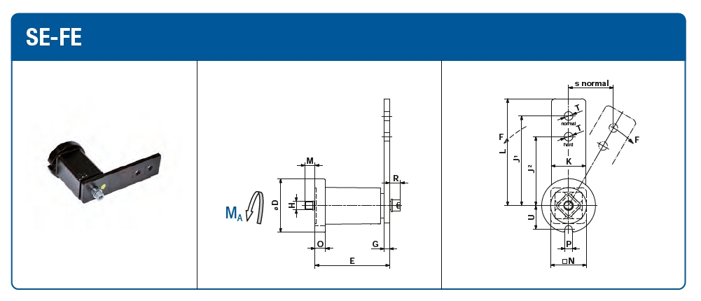 dibujo técnico Tensor ROSTA SE-FE BUS