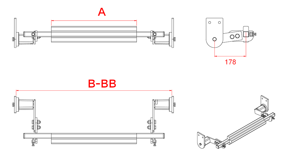 dibujo técnico TRIPLE-PUR90